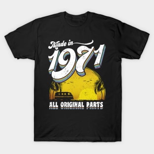 Made in 1971 All Original Parts T-Shirt